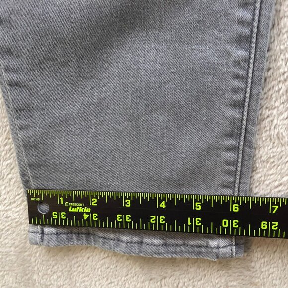 Levi's Womens Jeans Size 30 712 Slim Fit Straight Leg Gray Denim Classic Casual - Picture 7 of 15